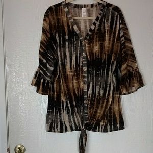 Tie Dye Blouse